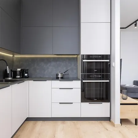 Bright In With Garden, Air Conditioning, Parking And Desk By Renters Prestige Apartment Krakow