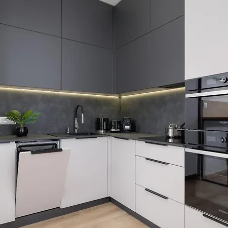 아파트 Lema 19 Uniqe In With Garden Air Conditioning Parking Near Tauron Arena By Renters Prestige